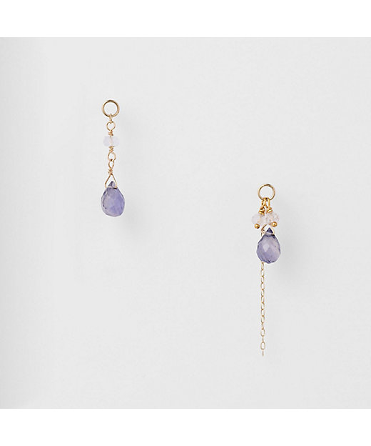 K10アイオライトピアスチャーム | agete/アガット | 三越伊勢丹