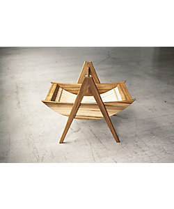 受注商品】＜NO．544 マガジンラック＞ダークブラウン | maruni