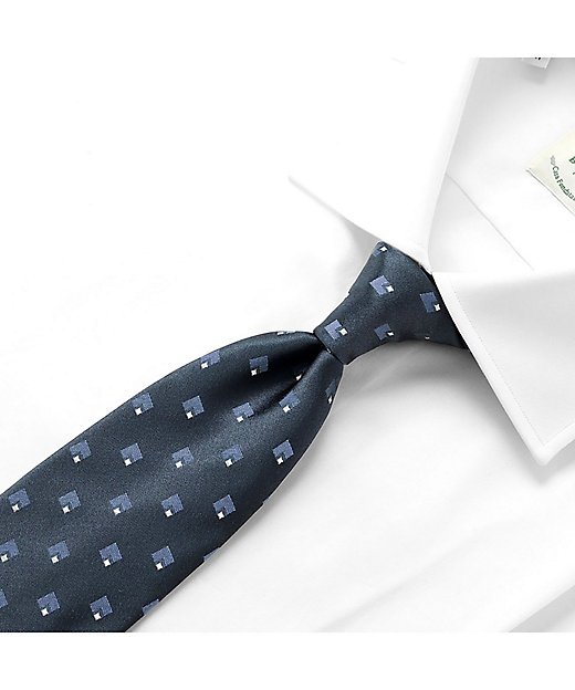 シルクジャカード小紋柄ネクタイ「459033」 CR459033ー