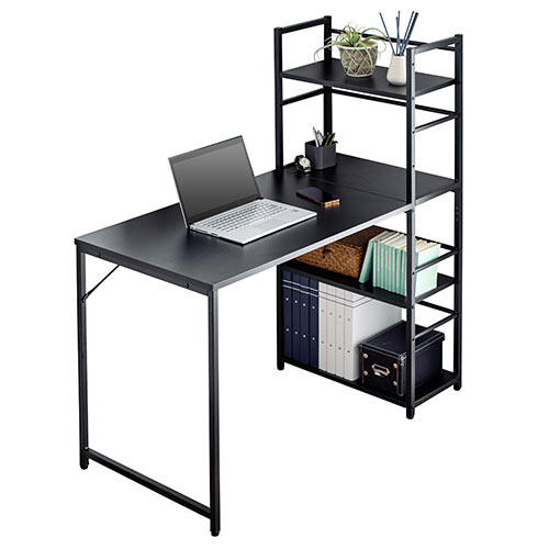 在庫限り】シェルフデスク パソコンデスク 収納ラック 勉強机 書斎