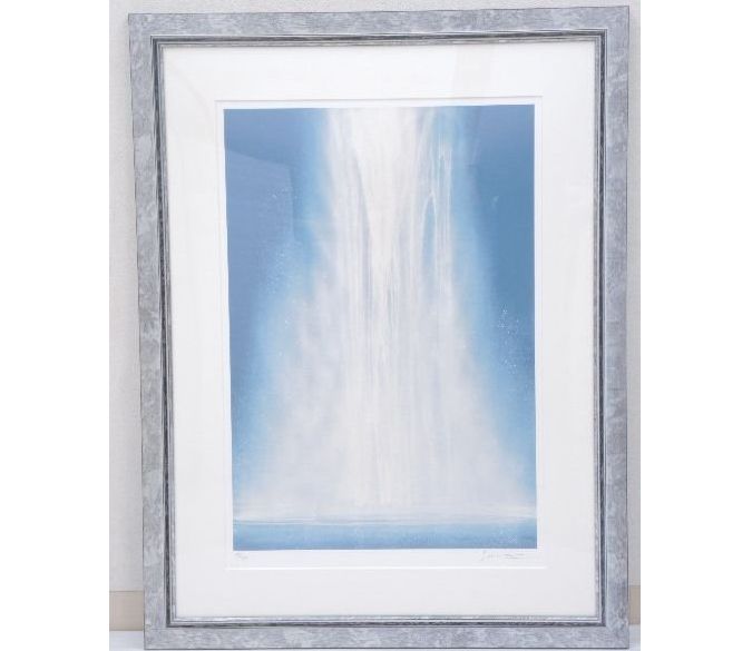 リトグラフ 千住博「ウォーターフォール」】絵画の買取実績一覧 - いわ