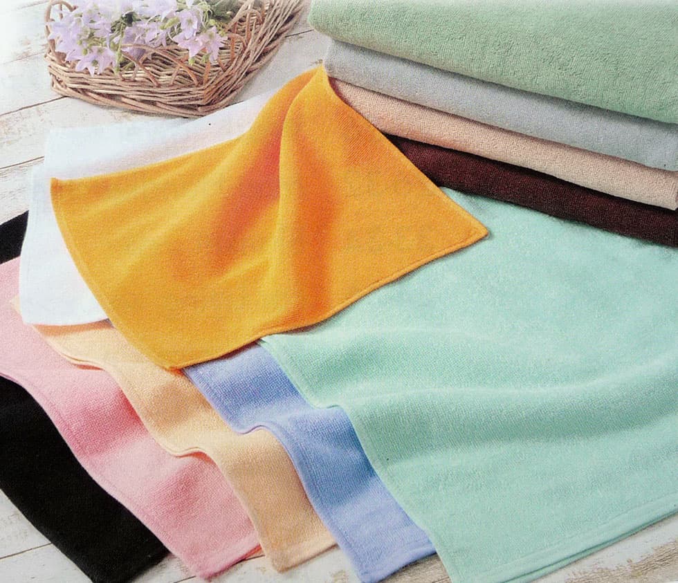 800匁レピア織業務用スレン染めバスタオル（黒）：12枚組|業務用タオル