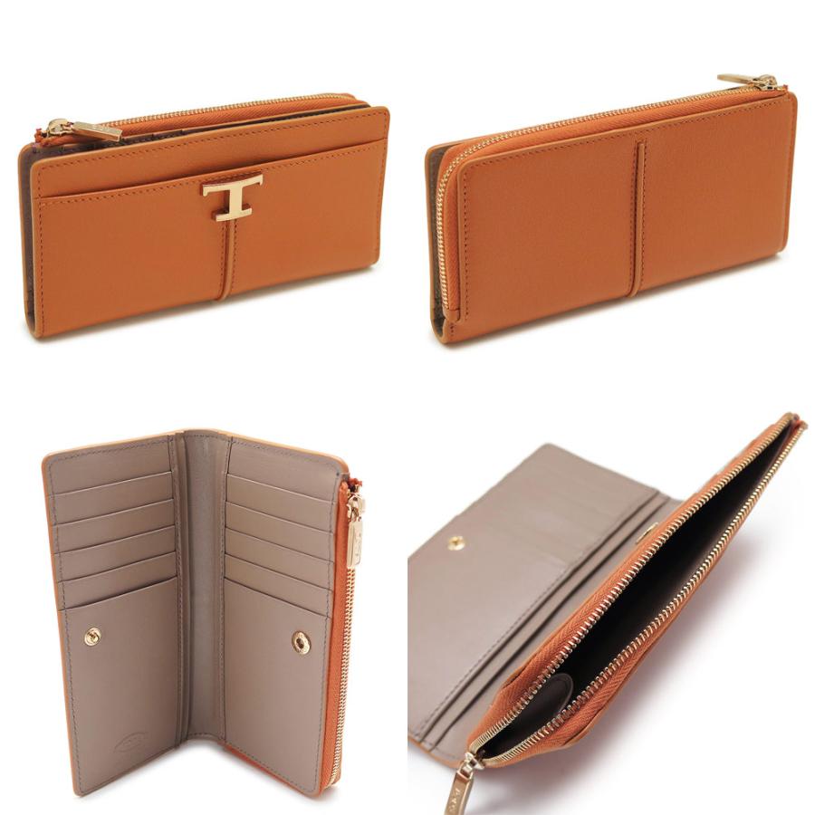 TOD'S（トッズ） 長財布 レディース Tタイムレス XAWTSKBS400TLS 二