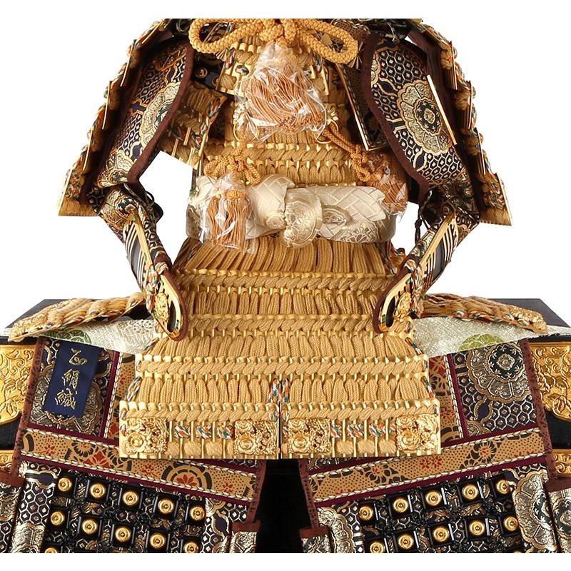 五月人形 鎧単品 鎧飾り 甲冑師 雄山作 大鎧 12号 純金鍍金金物 正絹糸
