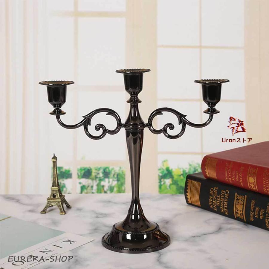 キャンドルスタンド キャンドルホルダー 3本立て 灯燭台 蝋燭立て
