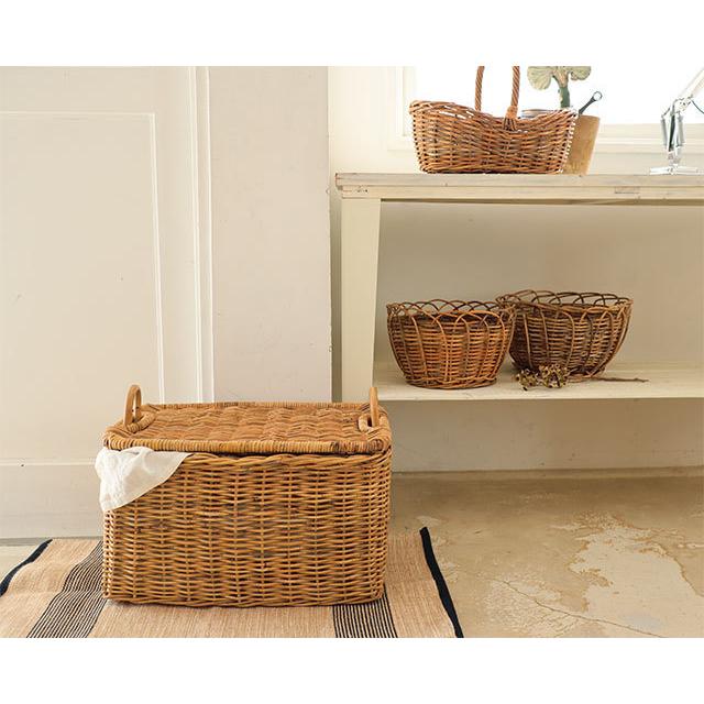 THE AROROG 公式 収納 家具 ラタン かご ふた付き ジ・アラログ