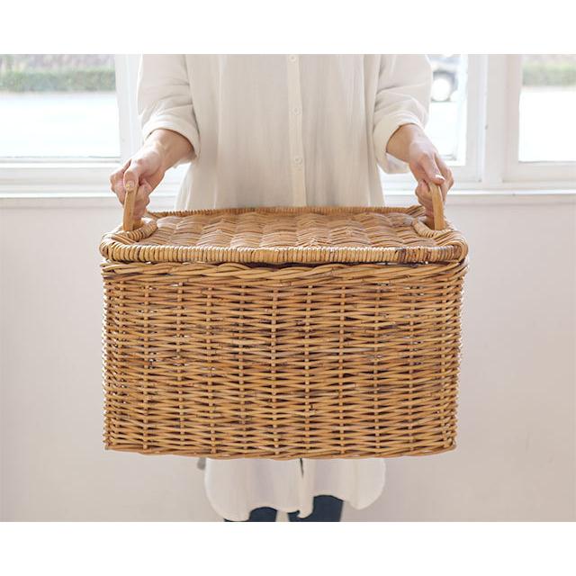THE AROROG 公式 収納 家具 ラタン かご ふた付き ジ・アラログ