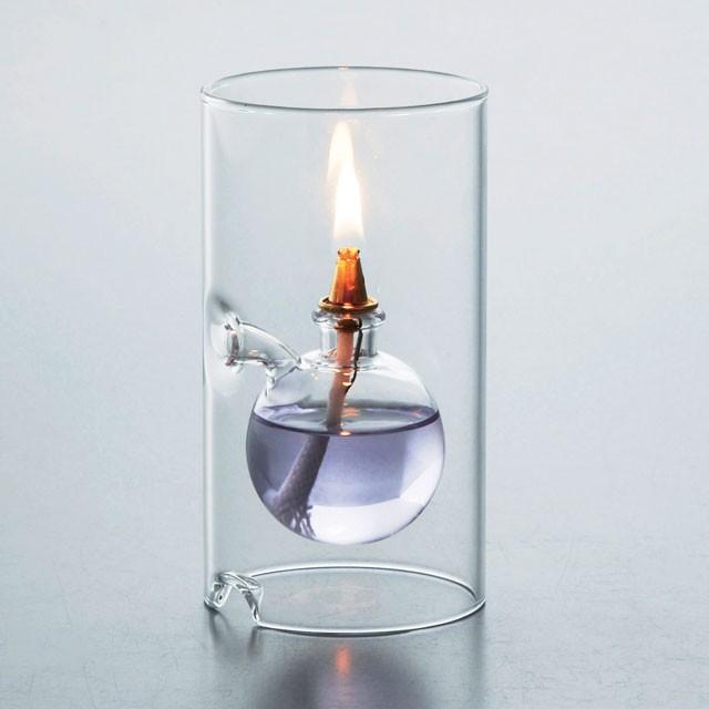 オイルランプ ガラスランプ テーブルランプ ランプ オイル ルナックス