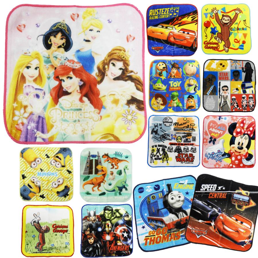 Disney（ディズニー） キャラクター ミニタオル ハンカチ タオル