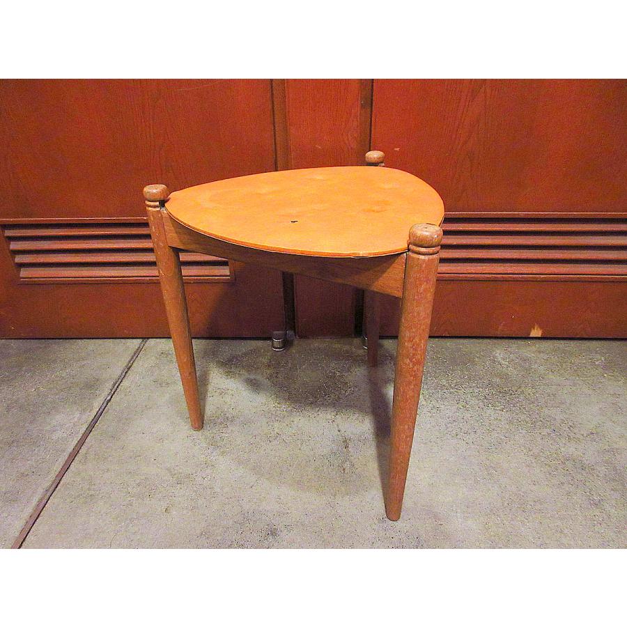 ビンテージ50's60's○ミッドセンチュリーサイドテーブル○220221k6-tbl