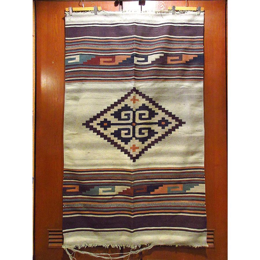 ビンテージ○インディアンラグsize 195cm×118cm○230204k4-rug
