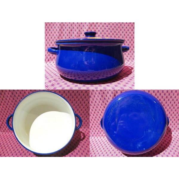 ビンテージ60's○Peter Maxホーロー鍋青○230626i13-otclctピーター