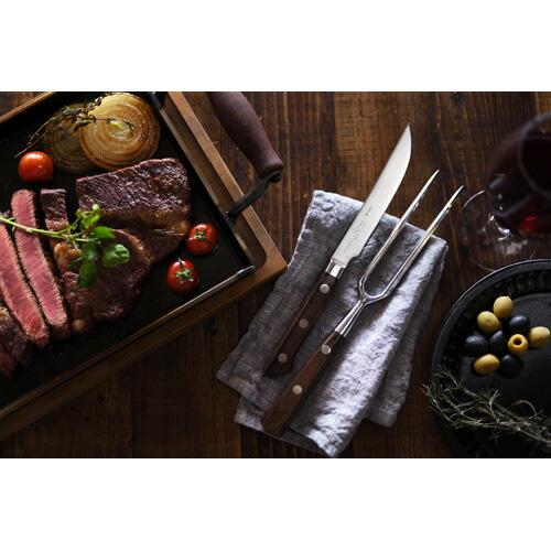 オークス 大人の鉄板 ステーキナイフ＆ミートフォーク OTS8107