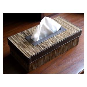 ティッシュボックス (椰子) アジアン雑貨 バリ おしゃれ ティッシュ