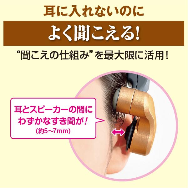 きこえるホン 耳に入れない集音器 きこえるほん きこえるフォン