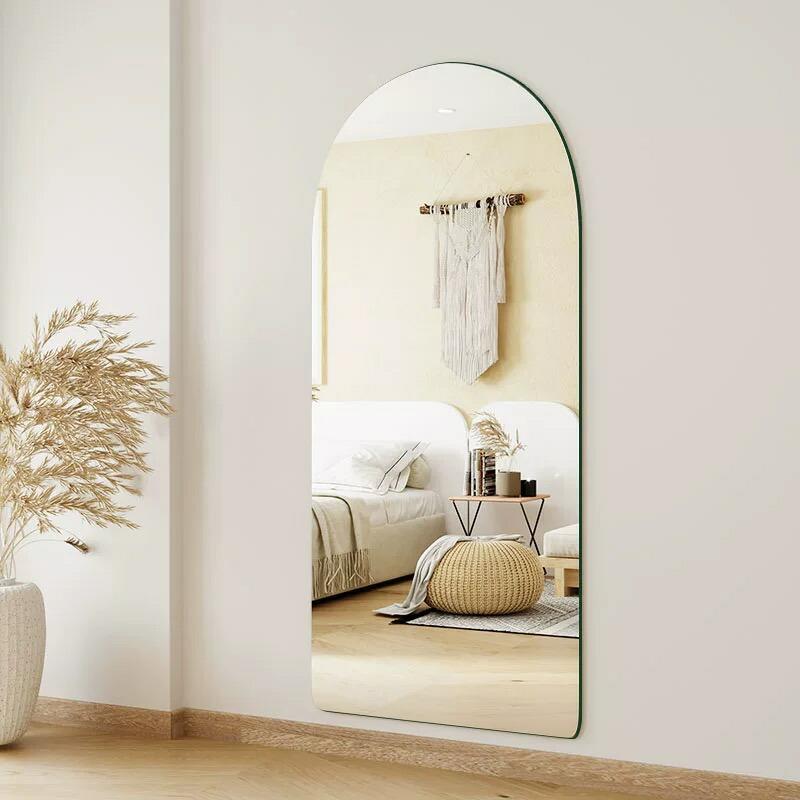 送料無料】壁掛けミラー 壁に貼れる ウォールミラー ミラー 鏡 壁掛け