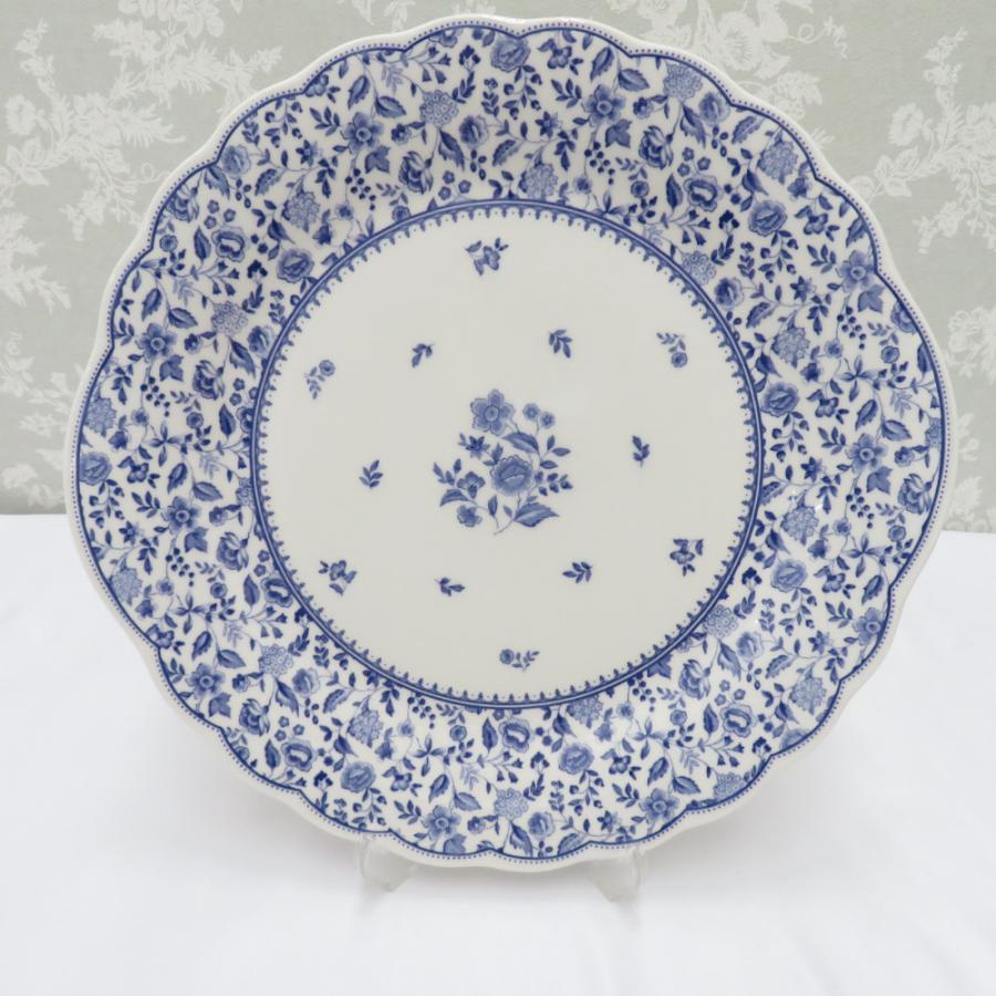 NIKKO 花柄皿 波形の縁取り NIKKO 花柄波型皿 3枚セット NIKKO 花柄波