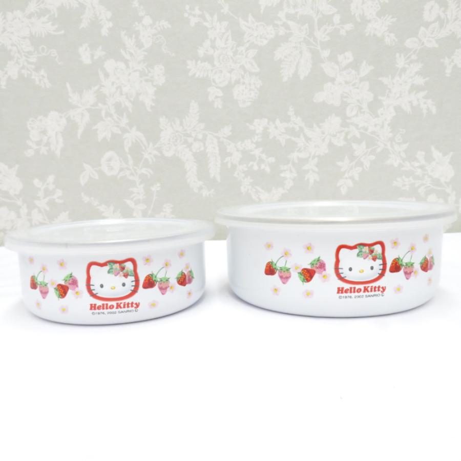 ハローキティ sanrio 調理器具 サンリオ HELLO KITTY ホーロー鍋 両手