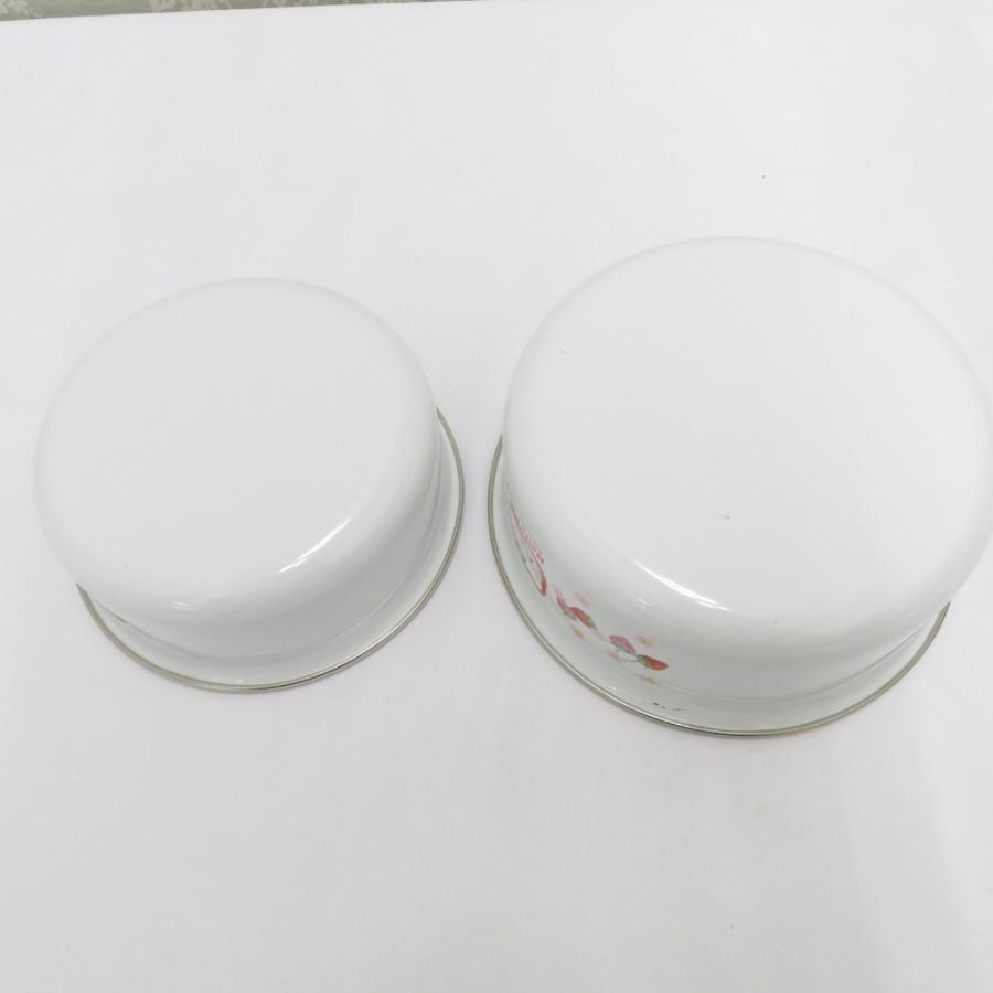 ハローキティ sanrio 調理器具 サンリオ HELLO KITTY ホーロー鍋 両手