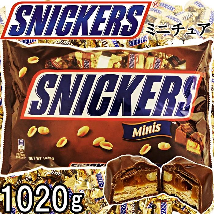 ☆SNICKERS ミニチュア 大容量パック 1020g☆スニッカーズ MINIS