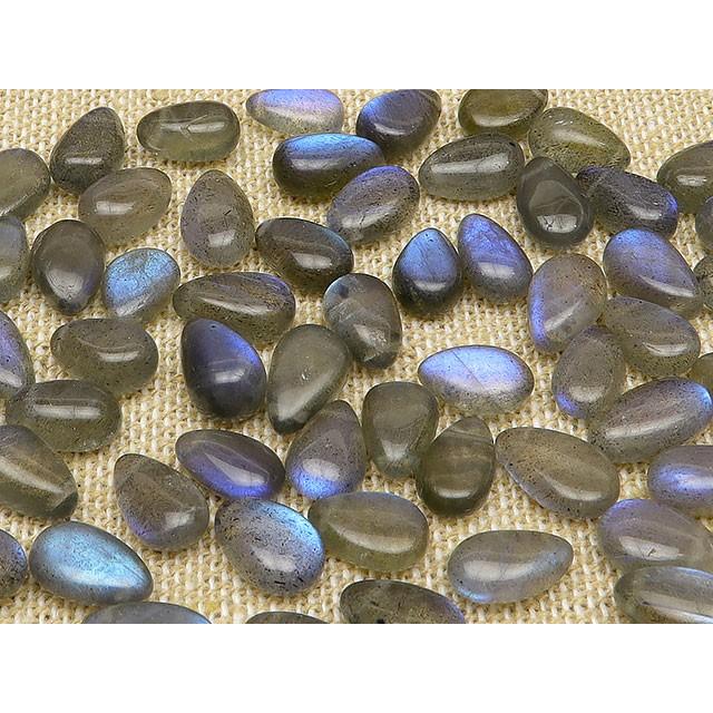 粒販売 ラブラドライト ペアシェイプ 9〜11mm 4粒販売 / T043 LB11PS