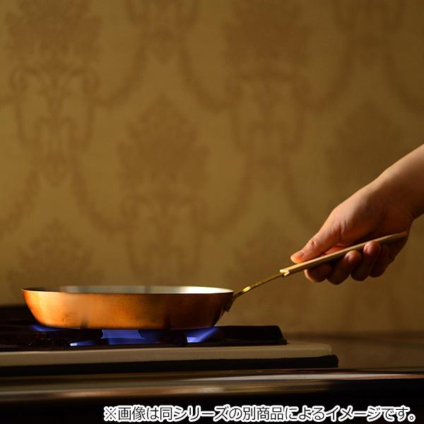 フライパン 20cm 銅製 錫メッキなし ガス火専用 日本製 ameiro FRYPAN