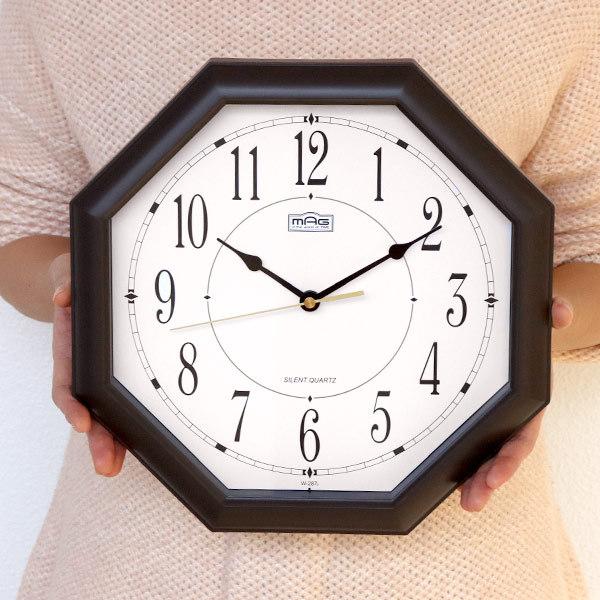 ブドウデザイン アナログ掛時計 楽天市場】掛け時計 MAG 電波 桔梗