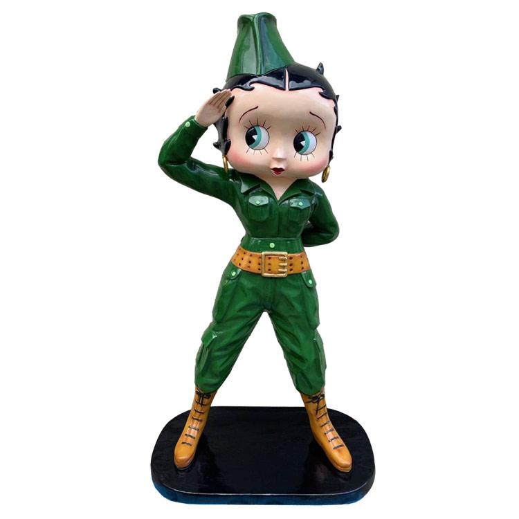 BETTY BOOP（ベティ ブープ） 等身大フィギュア ARMY BETTY アーミー