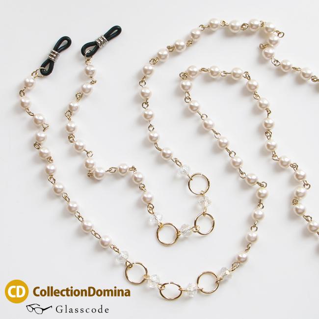 パールビーズ 眼鏡チェーン メガネチェーン メガネストラップ グラス