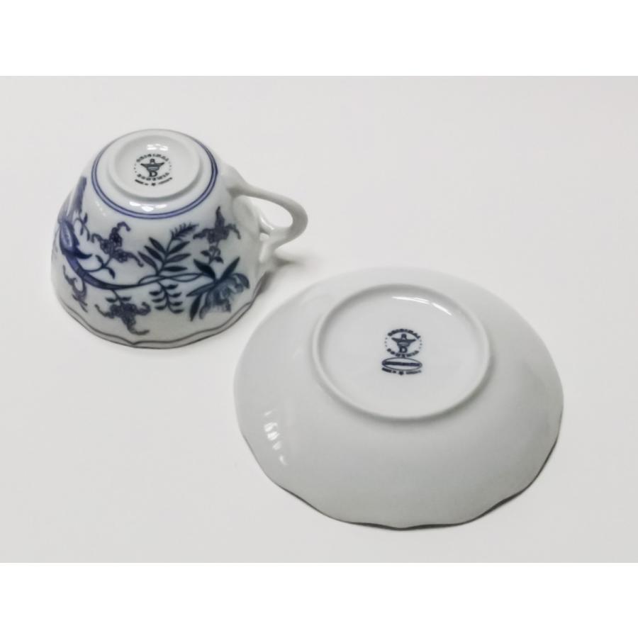 BOHEMIA ボヘミア チェコ製 陶磁器 ブルーオニオン カップ＆ソーサー