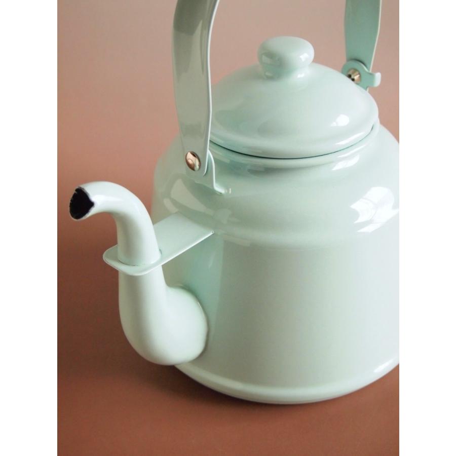 ホーロー雑貨 やかん レトロ ホーロー ケトル アンティーク調 : 雑貨屋