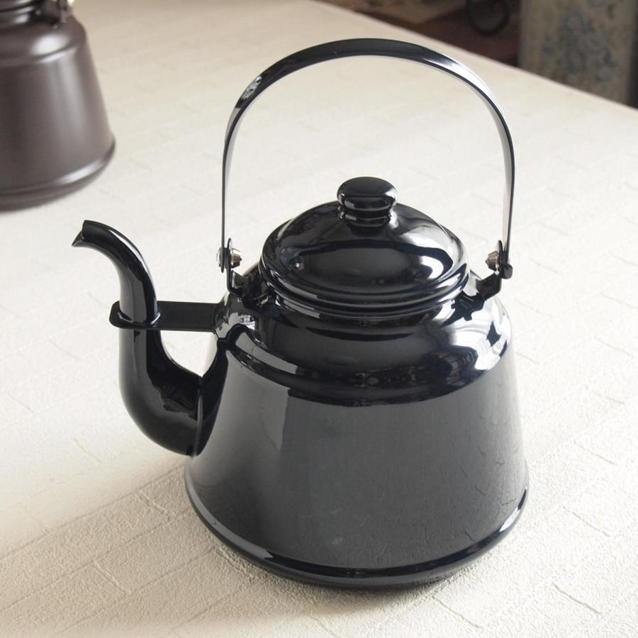 ホーロー雑貨 やかん レトロ ホーロー ケトル アンティーク調 : 雑貨屋