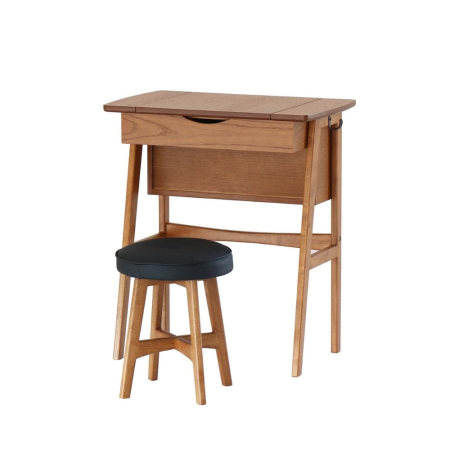 ICHIBA（市場） ドレッサー スツール 2点 セット 鏡台 化粧台 M-3647