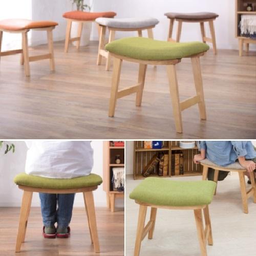 トロペ スツール CL-790 東谷 椅子 チェア 木製 北欧 ファブリック