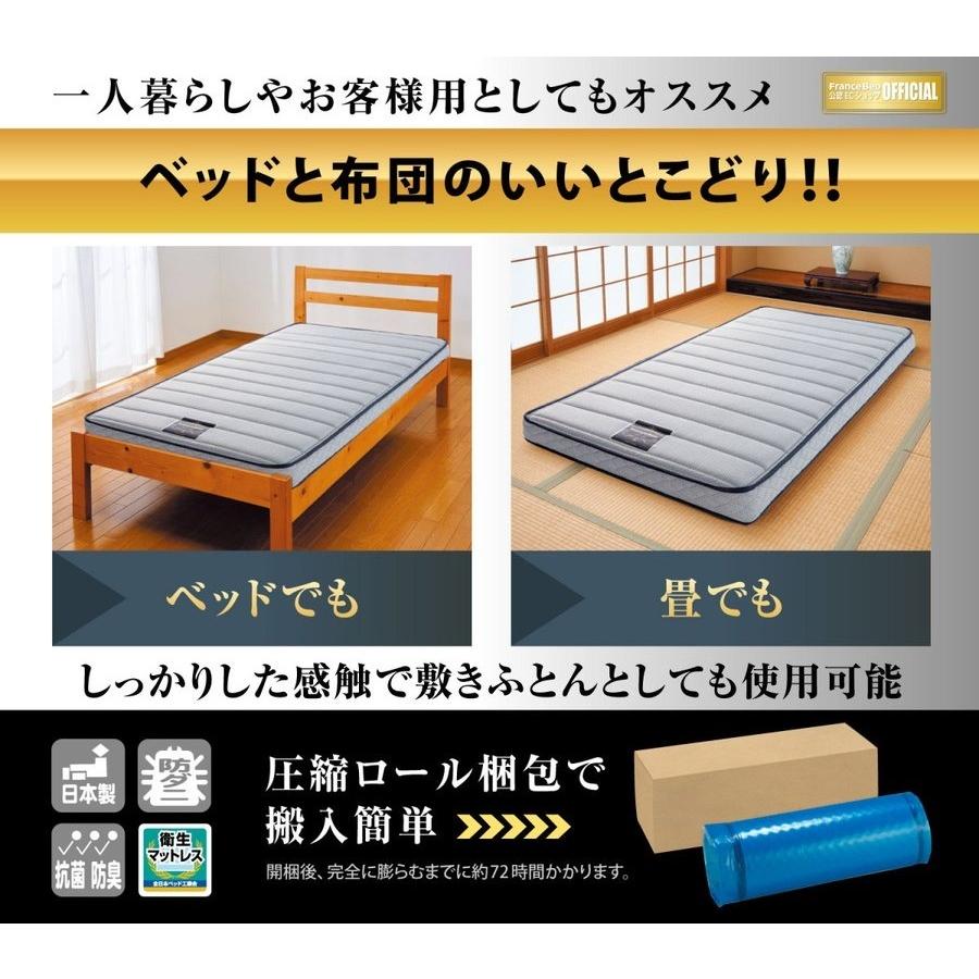 フランスベッド（FRANCEBED） マットレス 薄型 フォールドエアー