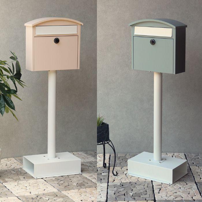 スタンドポスト 郵便ポスト 郵便受け 新聞受け メールボックス 鍵付き