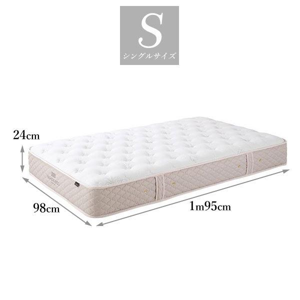 日本ベッド 【開梱設置付】日本ベッド製造 マットレス シルキーパフ