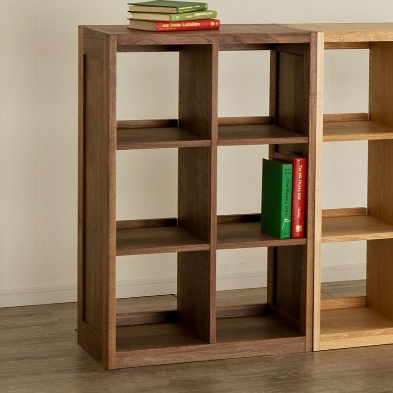 シェルフ 60 fine 2列1段 アッシュ ウォールナット 大川家具 オープン