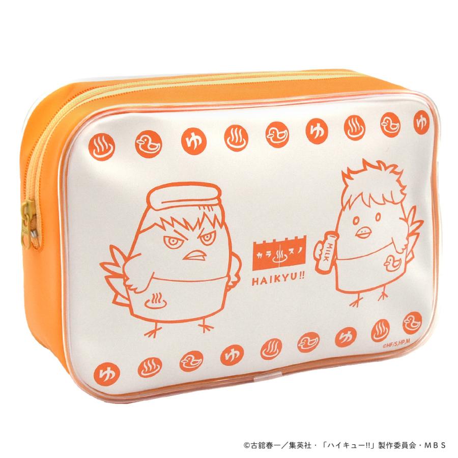 ハイキュー グッズ 公式 日本製 カラスノオンセン ポーチ ヒナガラス