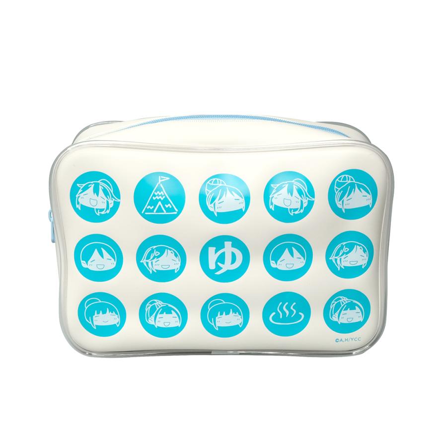 ゆるキャン グッズ 公式 日本製 温泉ポーチ : アクロス CONTENTS on