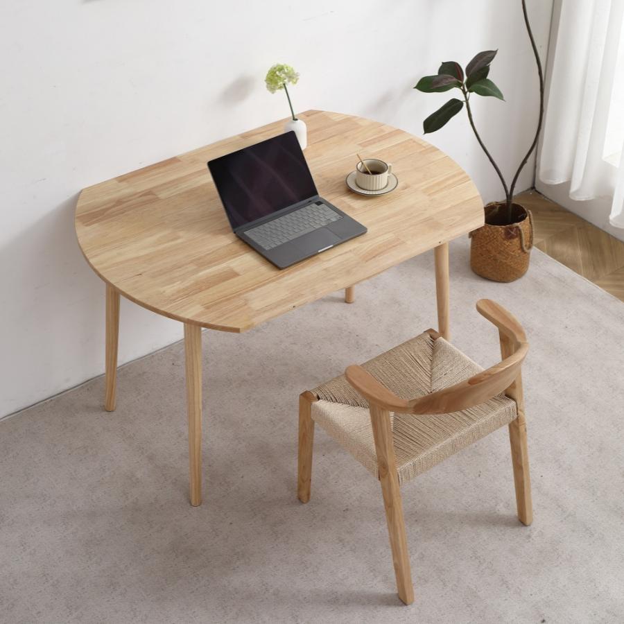 ダイニングテーブル 丸 120 単品 伸縮 伸長式 折りたたみテーブル 円形