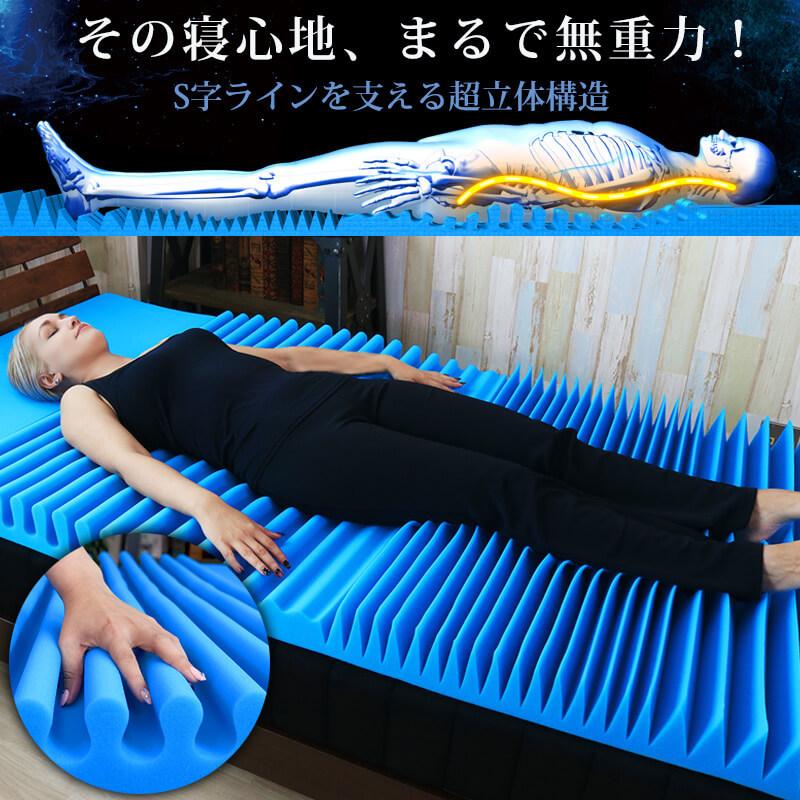 BlueBlood（ブルーブラッド） マットレス 腰痛 敷布団 敷き布団 ダブル