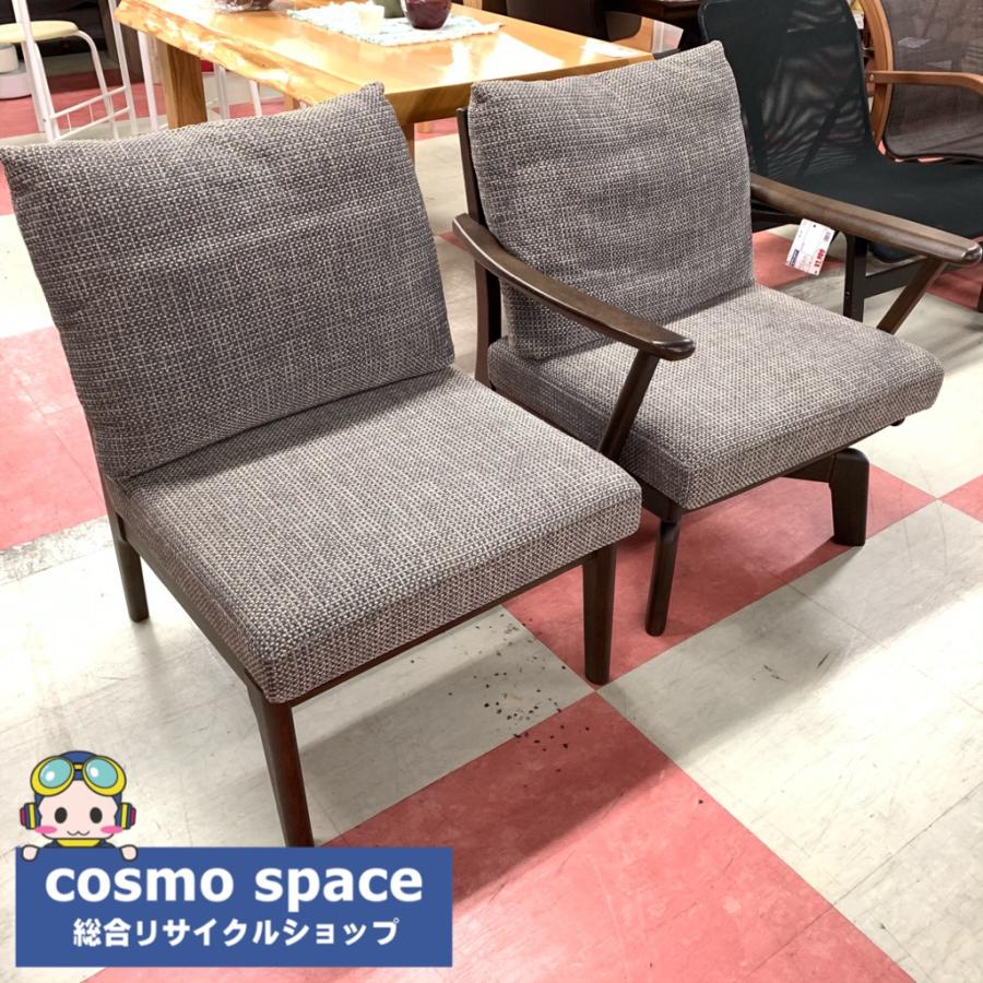 浜本工芸 中古 店舗近郊送料格安 ダイニングチェア2点セット 回転椅子