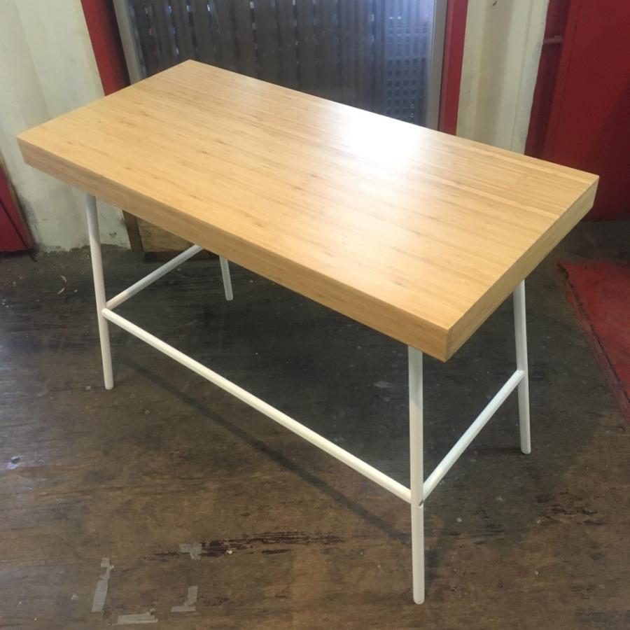 イケア（IKEA） 【中古】 リルオーセン 竹製デスク 幅102cm Mikael
