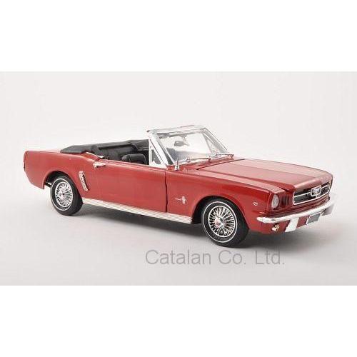 1/18 フォード ムスタング マスタング コンバーチブル 赤 レッド RED