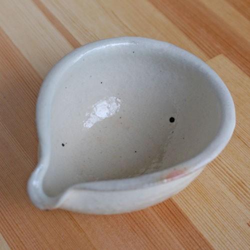 片口 粉引 小鉢 9x11cm 約80cc 古谷信男 白い器 乳白色 信楽 陶器 和