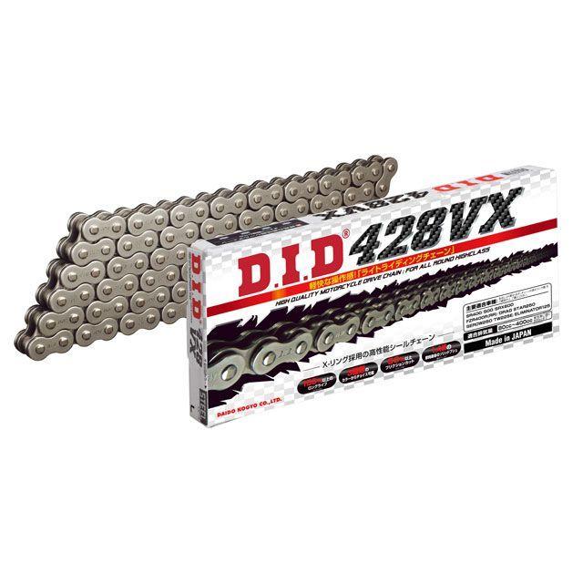 ディーアイディー 汎用 ストリートチェーン 428VX 軽圧入クリップ