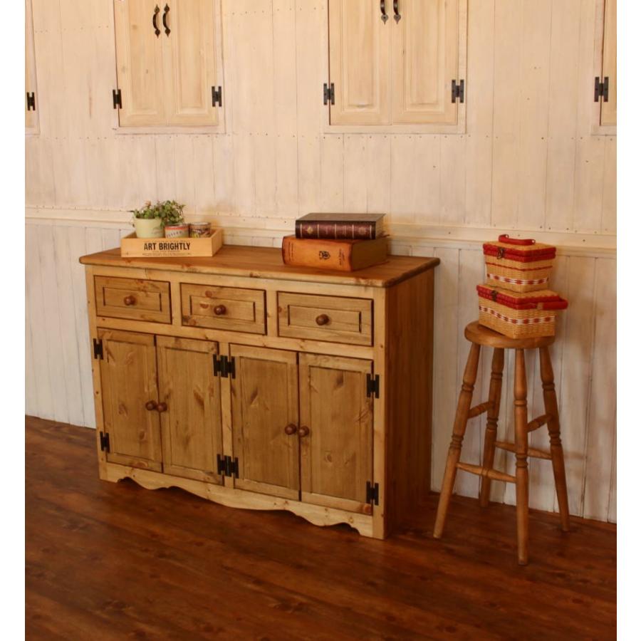 カントリー家具キャビネット ナチュラルカントリー 北欧家具 パイン