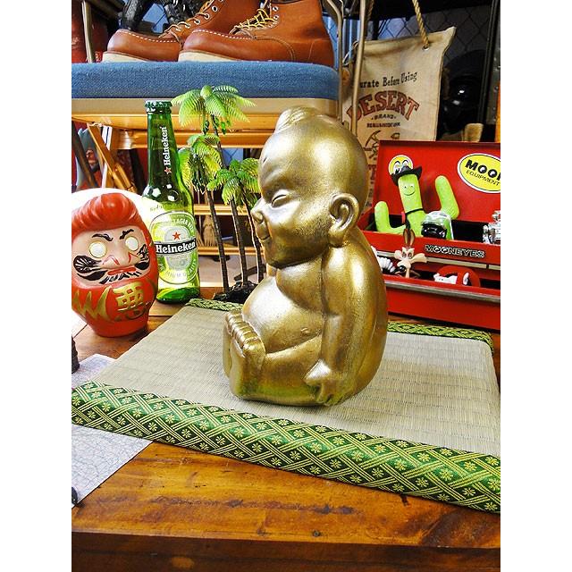 大阪名物ビリケンさんの縁起のええ置物 （Mサイズ） ※ミニ畳は別売です