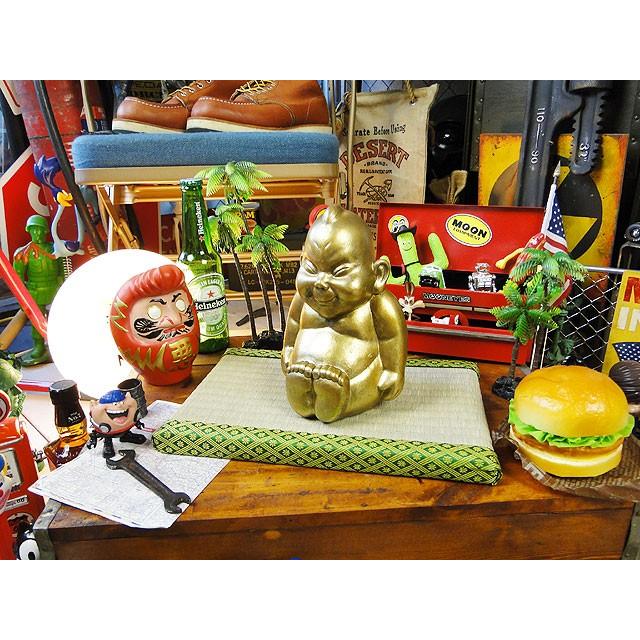 大阪名物ビリケンさんの縁起のええ置物 （Mサイズ） ※ミニ畳は別売です